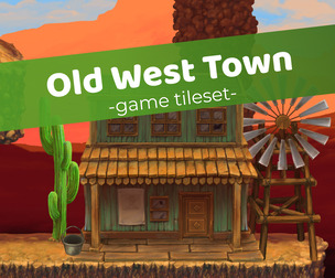 Old West Town - Game Tileset