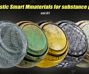 30 Plastic Smart Materials_Substance Painter_VOL01