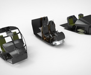 Helicopter cockpit 3 type