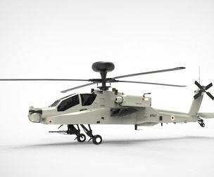 Helicopter AH-64 Apache