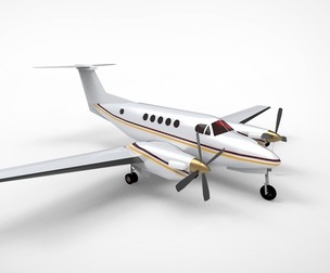Airplane Beechcraft King Air