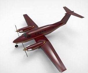 Airplane Beechcraft King Air