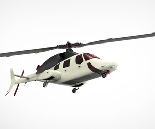 Bell 222 helicopter