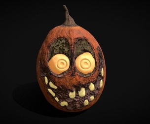 Creepy Jack-o-Lantern