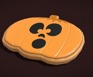 Pumpkin Cookie Surprised