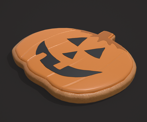 Pumpkin Smile Cookie