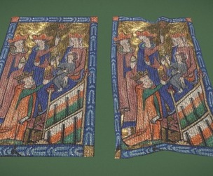 Carrow_Psalter_Adoration_of_the Magi_Tapestry