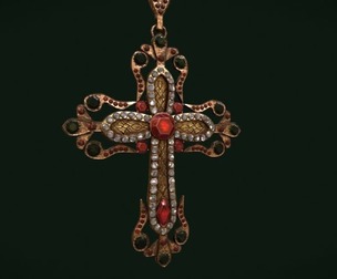 Medieval Cross Necklace
