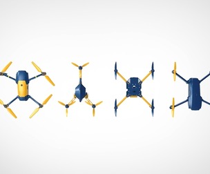 4 type drone model