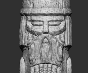 Dazhbog_Old_Wooden_Figurine