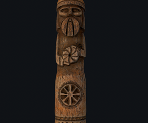 Viking Horse Statue