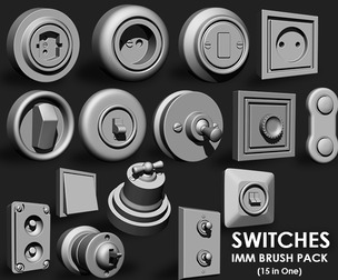 Switches IMM Brush Pack (15 in One)