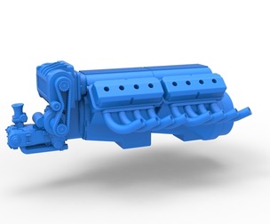 Engine 2 V8 Version 6 Scale 1:25