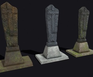 Mossy Gravestones
