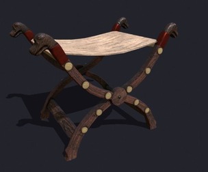 Viking Decorative Stool