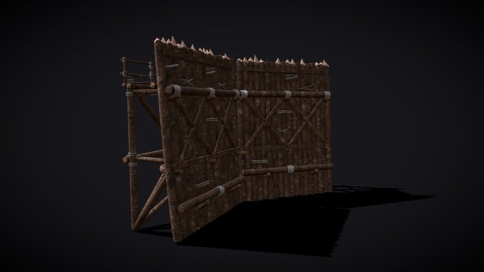 Medieval Guarded Walls Multiple Modular Pieces