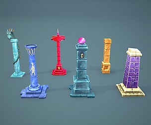Stylize Pillars