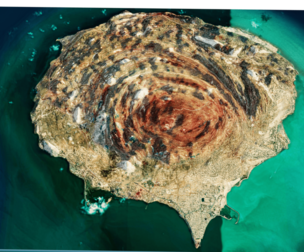 Hormuz Island 3d model terrain