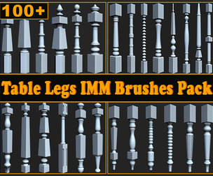 100+ Table Legs IMM Brushes Pack
