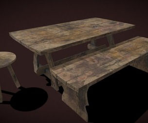 Table and Bench