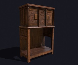 Medieval Elegant Designed Dresser