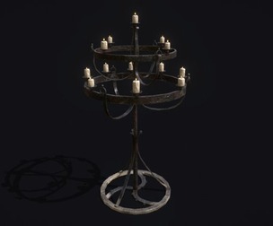 Standing Elegant Candle Chandelier