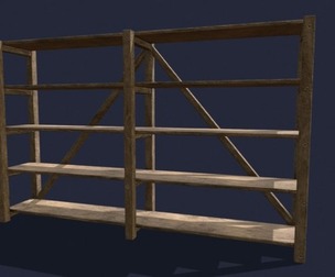 Pottery Shelf Long