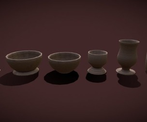 Earthenware Pottery Cups