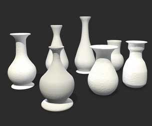 Earthenware Pottery Jugs and Amphoras