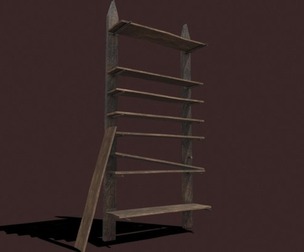 Pottery Shelf