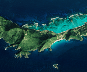 tropical island terrain lord howe island full