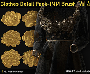 Clothes Details Pack-IMM Brush-vol4