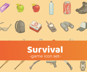Survival - Game Icon Set