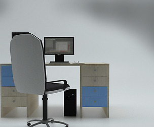 Computer Desk - Game Ready