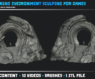 Mastering Environment Sculpting for Games Vol 01