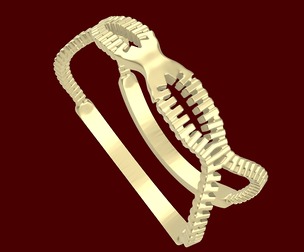 Zipper ring 3d Model