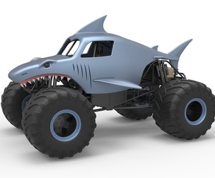 Shark Monster Truck Scale 1:25