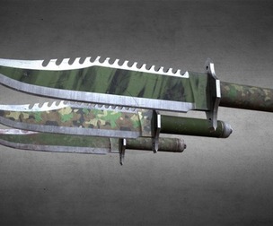 Rambo Knife - Camouflage versions