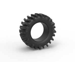Offroad tire 85 Scale 1:25