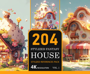 Stylized Fantasy House Vol.1