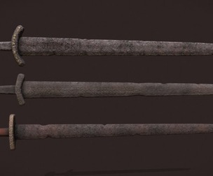 Three Viking Swords