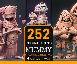 Stylized Cute Mummy Vol.03