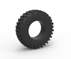 Offroad tire 87 Scale 1:25