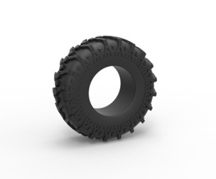 Offroad tire 89 Scale 1:25