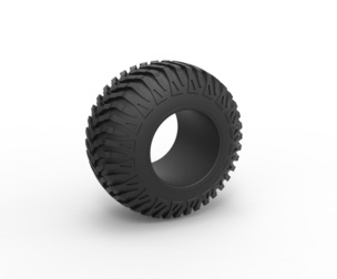 Offroad tire 90 Scale 1:25
