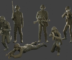 CzechSlovak Communist Soldier CCS1 Pack 1