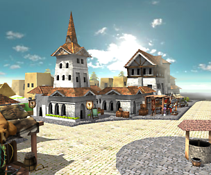 Medieval Fantasy Town Asset Pack