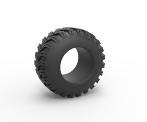 Offroad tire 93 Scale 1:25
