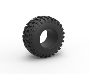 Offroad tire 94 Scale 1:25