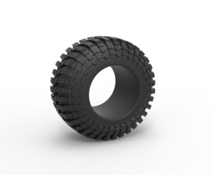 Offroad tire 96 Scale 1:25